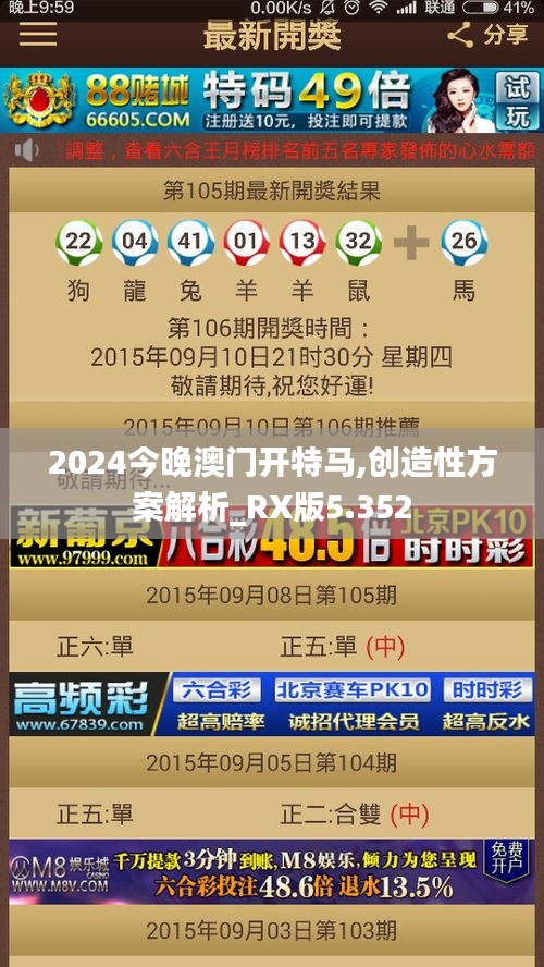 2024今晚澳門開特馬,創(chuàng)造性方案解析_RX版5.352