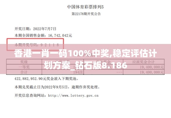 香港一肖一碼100%中獎,穩(wěn)定評估計劃方案_鉆石版8.186
