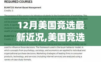 美國大選風(fēng)云再起，十二月最新競選動態(tài)深度解析