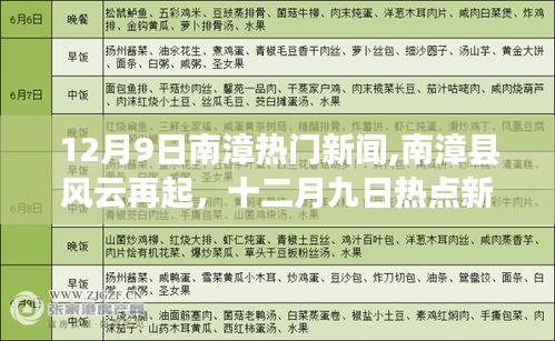 南漳縣風(fēng)云再起，十二月九日熱門新聞回顧