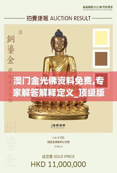 澳門金光佛資料免費(fèi),專家解答解釋定義_頂級(jí)版7.812