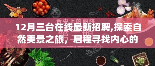 12月三臺(tái)在線最新招聘，啟程探索自然美景，尋找內(nèi)心的寧靜與和諧之旅