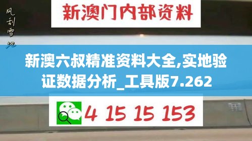 新澳六叔精準(zhǔn)資料大全,實地驗證數(shù)據(jù)分析_工具版7.262