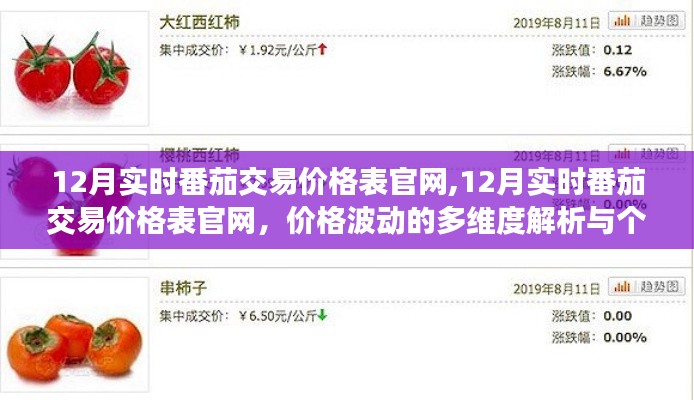 12月實(shí)時(shí)番茄交易價(jià)格表官網(wǎng)全面解析，多維度分析價(jià)格波動(dòng)與個(gè)人立場(chǎng)探討