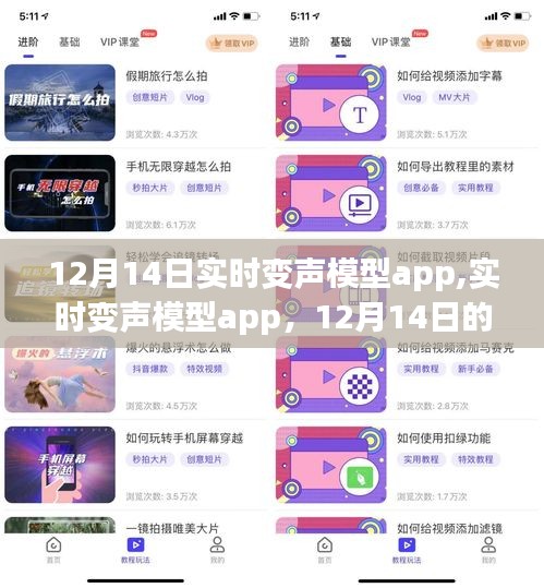 12月14日實(shí)時(shí)變聲模型app，科技奇跡，聲音變換的實(shí)時(shí)魔法