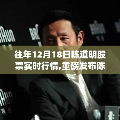 科技引領(lǐng)投資新時代，陳道明股票行情實時追蹤神器重磅發(fā)布，陳道明股票行情一覽無遺！