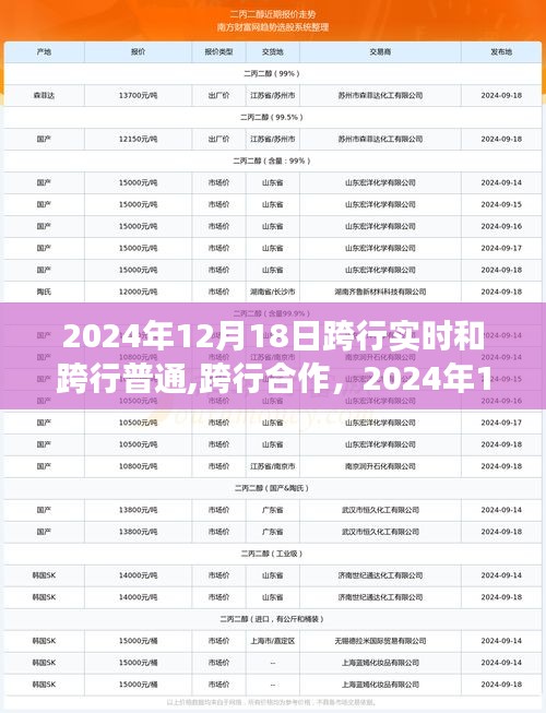 2024年12月18日跨行合作革新之旅，實(shí)時(shí)與常規(guī)的新篇章