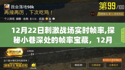 探秘刺激戰(zhàn)場(chǎng)實(shí)時(shí)幀率寶藏，小巷深處的體驗(yàn)之旅（12月22日）