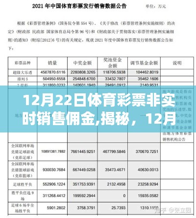 揭秘，體育彩票非實時銷售傭金背后的真相（12月22日）