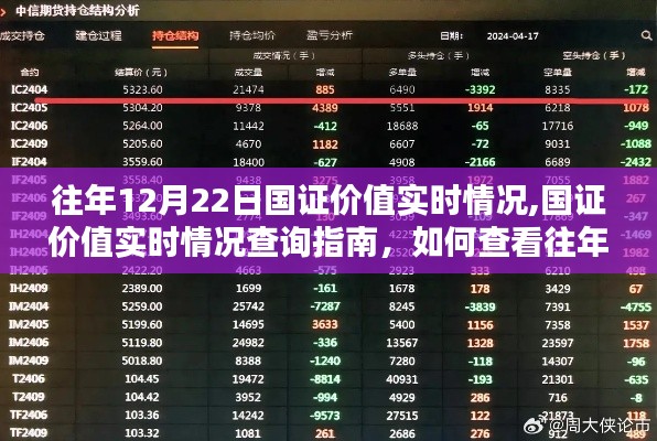 往年12月22日國證價(jià)值實(shí)時(shí)情況及查詢指南，國證價(jià)值數(shù)據(jù)深度解析
