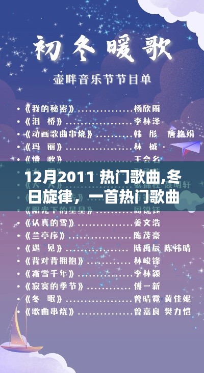 冬日旋律，一首熱門歌曲串聯(lián)的溫馨故事，回顧2011年12月音樂熱潮