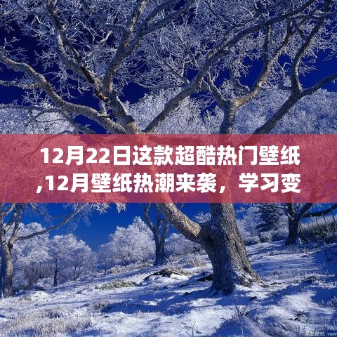 12月壁紙熱潮來襲，超酷熱門壁紙點(diǎn)亮心靈之光，學(xué)習(xí)變化與自信成就夢想