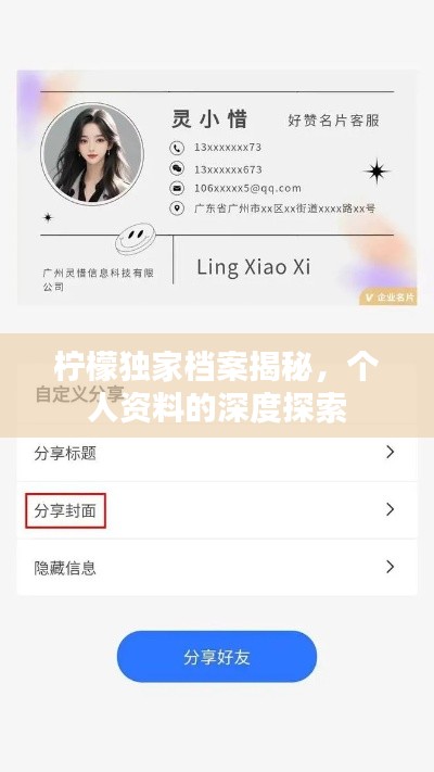 檸檬獨(dú)家檔案揭秘，個(gè)人資料的深度探索