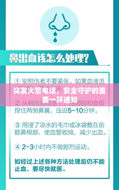 突發(fā)火警電話，安全守護(hù)的重要一環(huán)通知