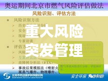 重大風(fēng)險(xiǎn)突發(fā)管理：重大突發(fā)事件風(fēng)險(xiǎn)評(píng)估體系 