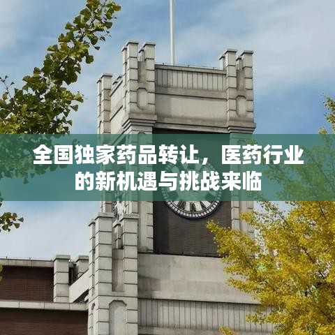 全國獨家藥品轉(zhuǎn)讓，醫(yī)藥行業(yè)的新機遇與挑戰(zhàn)來臨