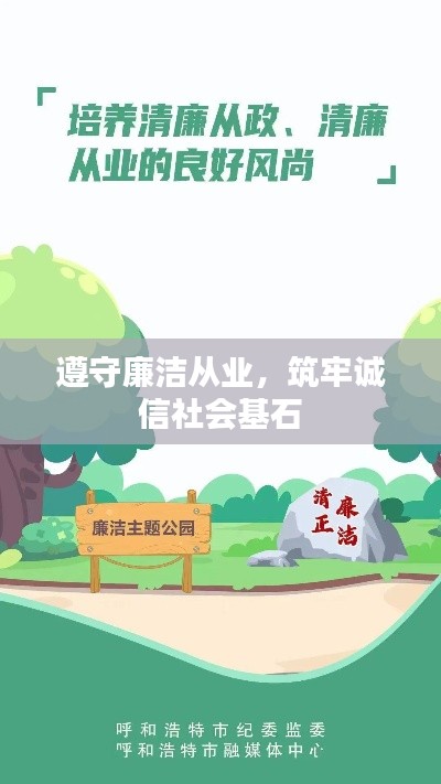 遵守廉潔從業(yè)，筑牢誠(chéng)信社會(huì)基石