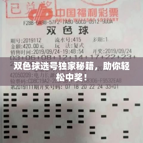 雙色球選號獨(dú)家秘籍，助你輕松中獎！