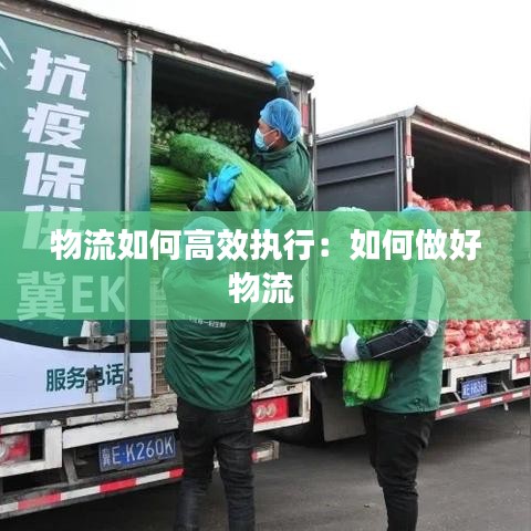 物流如何高效執(zhí)行：如何做好物流 