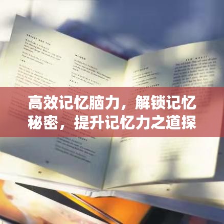 高效記憶腦力，解鎖記憶秘密，提升記憶力之道探索