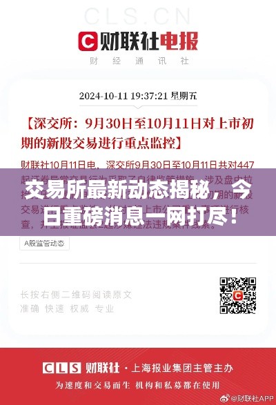 交易所最新動(dòng)態(tài)揭秘，今日重磅消息一網(wǎng)打盡！