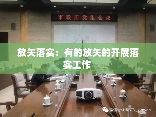 放矢落實(shí)：有的放矢的開展落實(shí)工作 