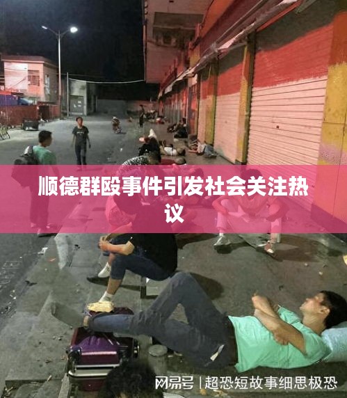 順德群毆事件引發(fā)社會關(guān)注熱議