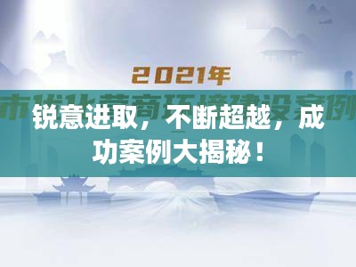 銳意進(jìn)取，不斷超越，成功案例大揭秘！