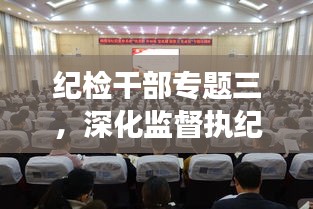 紀(jì)檢干部專題三，深化監(jiān)督執(zhí)紀(jì)，助力全面從嚴(yán)治黨縱深發(fā)展