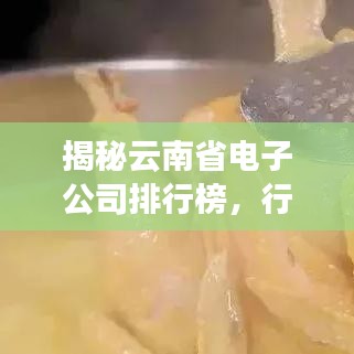揭秘云南省電子公司排行榜，行業(yè)巨頭一網(wǎng)打盡！