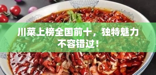 川菜上榜全國(guó)前十，獨(dú)特魅力不容錯(cuò)過(guò)！