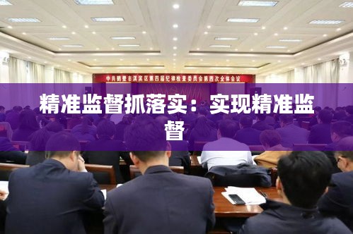 精準(zhǔn)監(jiān)督抓落實(shí)：實(shí)現(xiàn)精準(zhǔn)監(jiān)督 
