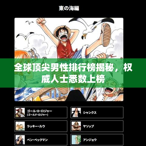 全球頂尖男性排行榜揭秘，權(quán)威人士悉數(shù)上榜