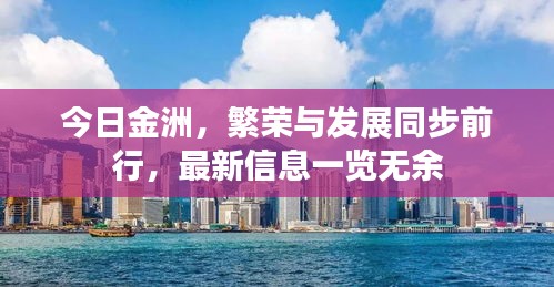 今日金洲，繁榮與發(fā)展同步前行，最新信息一覽無余