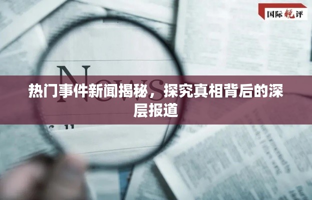 熱門事件新聞揭秘，探究真相背后的深層報(bào)道