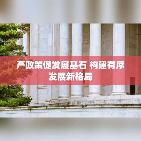 嚴政策促發(fā)展基石 構(gòu)建有序發(fā)展新格局
