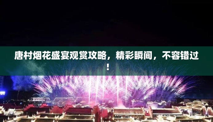 唐村煙花盛宴觀賞攻略，精彩瞬間，不容錯過！