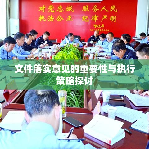 文件落實意見的重要性與執(zhí)行策略探討