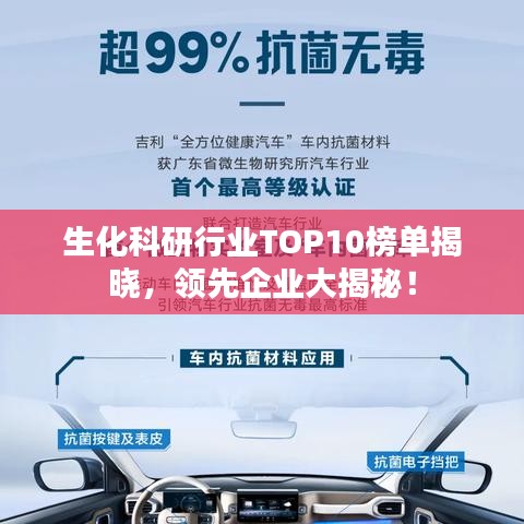 生化科研行業(yè)TOP10榜單揭曉，領(lǐng)先企業(yè)大揭秘！