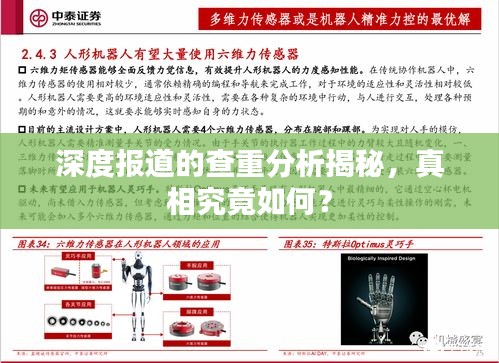 深度報(bào)道的查重分析揭秘，真相究竟如何？