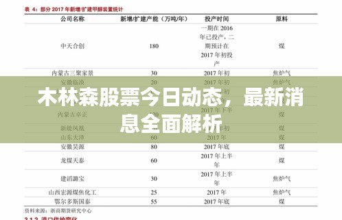 木林森股票今日動(dòng)態(tài)，最新消息全面解析