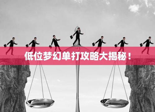 低位夢(mèng)幻單打攻略大揭秘！