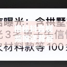 揭秘抖音視頻推送背后的原因及影響，深度解析抖音背后的力量