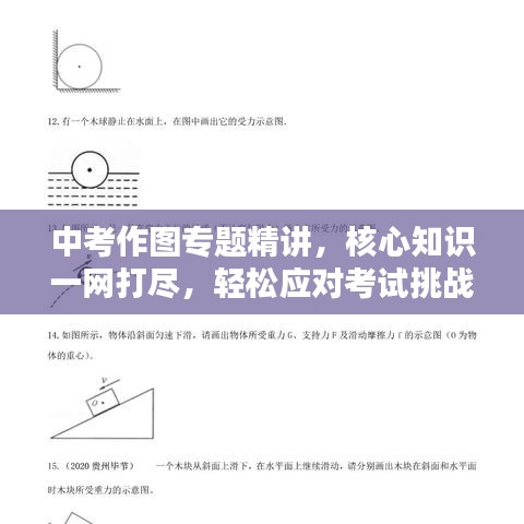 中考作圖專題精講，核心知識一網(wǎng)打盡，輕松應(yīng)對考試挑戰(zhàn)