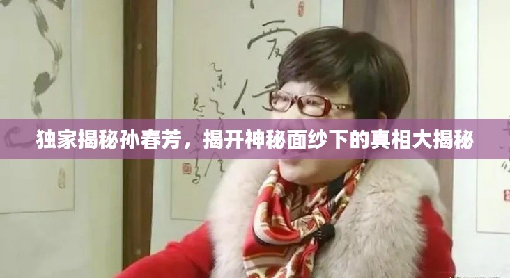 獨家揭秘孫春芳，揭開神秘面紗下的真相大揭秘