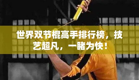 世界雙節(jié)棍高手排行榜，技藝超凡，一睹為快！