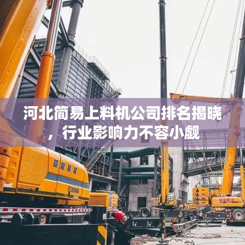 河北簡易上料機(jī)公司排名揭曉，行業(yè)影響力不容小覷