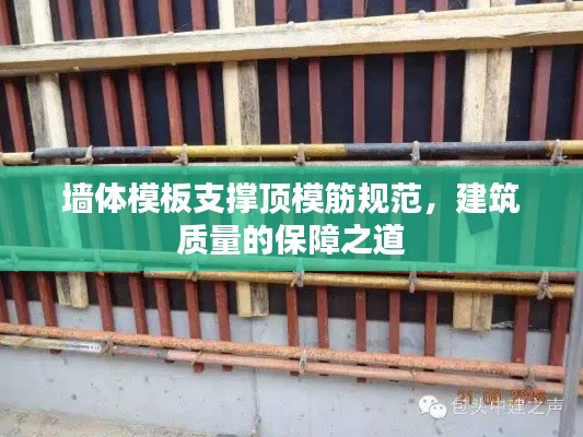 墻體模板支撐頂模筋規(guī)范，建筑質(zhì)量的保障之道