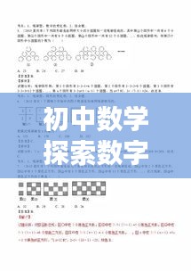 初中數(shù)學(xué)探索數(shù)字奧秘，揭秘規(guī)律專題解析
