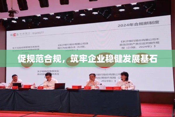 促規(guī)范合規(guī)，筑牢企業(yè)穩(wěn)健發(fā)展基石